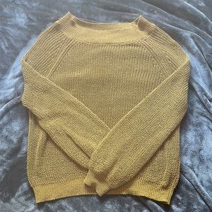 Zara sweater golden size small